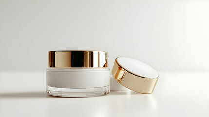 Luxury Cosmetic Jar 3D Render