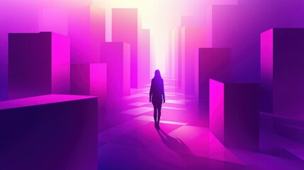 Wandering Through a Neon Maze of Choices