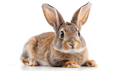 Fototapeta premium Rabbit on a White Background