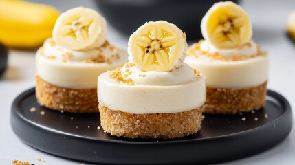 cupcakes with banana cream