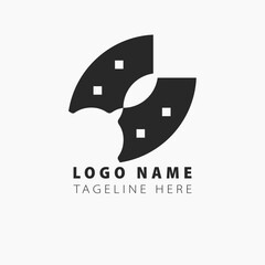 vector simple and elegant black for logo design