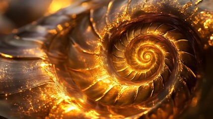 Golden World Illustration Featuring Elegant Metallic Tones and Luxurious Details