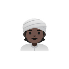 Person Wearing Turban Emoji  
