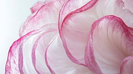 Close-up image of fresh onion with papery skin and subtle layers, isolated on a white background, crisp focus emphasizing natural texture 
