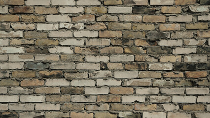 yellow and white brick wall close up