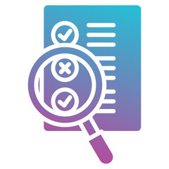 proofreading icon element for design