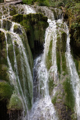 Obraz premium Romania Bihar Falls on a cloudy summer day