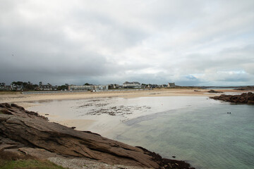 Joli paysage de Bretagne à Trégastel - France