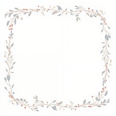 Fototapeta premium frame of flowers