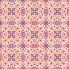 Beautiful seamless pattern design by geometric 