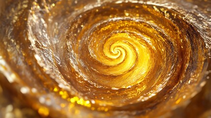 Golden World Illustration Featuring Elegant Metallic Tones and Luxurious Details