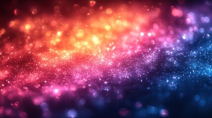 Naklejka premium Colorful abstract background with sparkling lights.