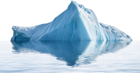 Majestic Iceberg in Calm Water Arctic Ocean Glacial Ice Nature Photography