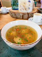 Chicken soup.