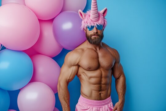 Canotta Divertente Unicorno Bodybuilding - Idea Regalo Per Palestra, Uomo, Donna E Bambini, Design Umoristico - Foto 10