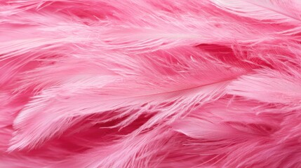 Soft Pink Feathers with Delicate Texture and Vibrant Color Contrast