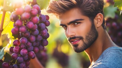 Grapes are small, sweet fruits that grow in clusters. They come in various colors, including green, red, and purple. Rich in vitamins, antioxidants, and fiber, grapes are a healthy snack.

