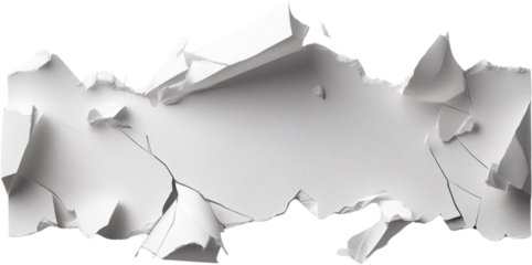 Abstract White Cracked Texture Broken Surface Damaged Plaster Grunge Background