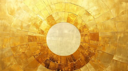 Obraz premium Golden World Illustration Featuring Elegant Metallic Tones and Luxurious Details