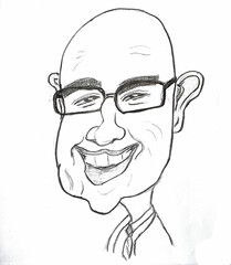 bald man cartoon