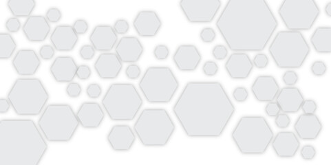 Transparent PNG available. multicolored template for business, cover. white hexagon. overlapping layers. Grey cells. Illustration, technology, medicine, advertising. 3d papercut, triangles, squares