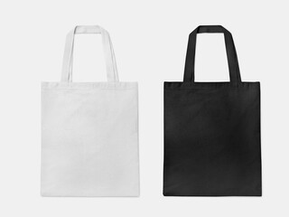 flat isolated white shopping bag mockup background generative ai