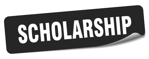 SCHOLARSHIP sticker