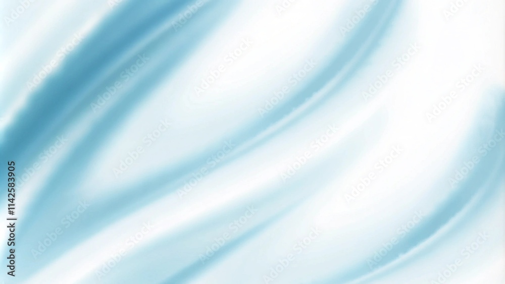 Poster abstract smooth blue white curve background. blurred light curved. elegant shiny liquid texture. mod