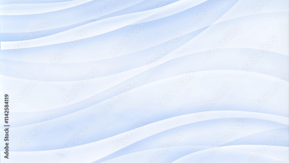 Poster abstract smooth blue white curve background. blurred light curved. elegant shiny liquid texture. mod