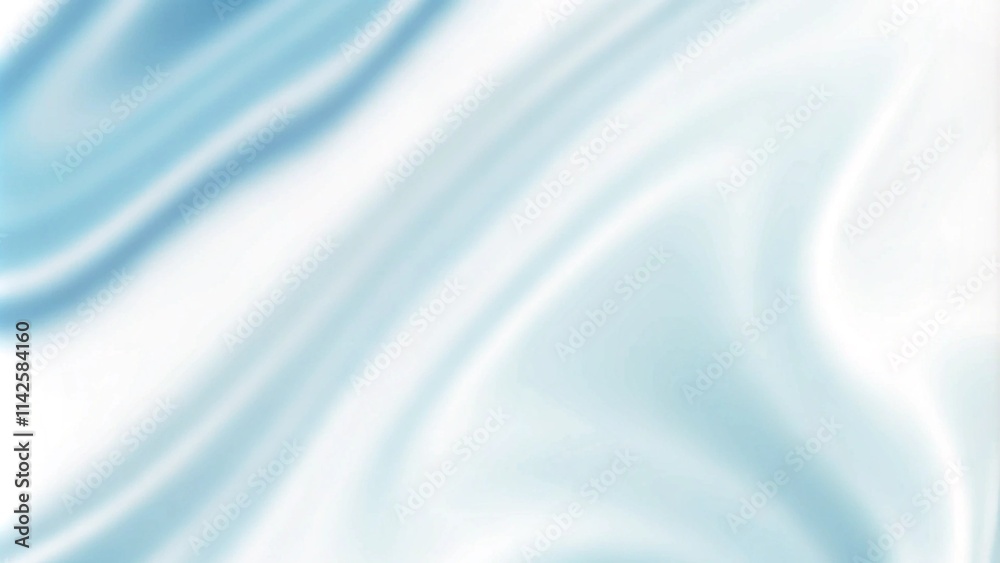 Aufkleber abstract smooth blue white curve background. blurred light curved. elegant shiny liquid texture. mod