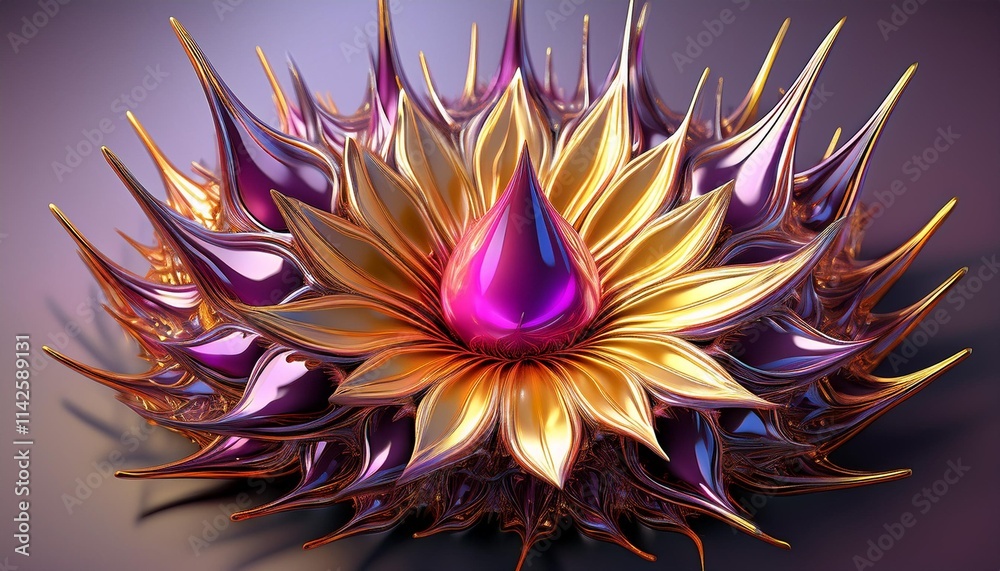 Canvas Prints fractal background