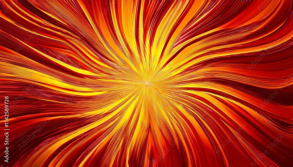 Canvas Prints abstract fractal burst