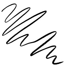 Hand drawn line  line doodle  curve  spiral line