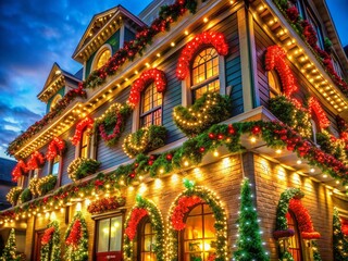 Fototapeta premium Free Christmas Banner Images: Festive Holiday Backgrounds for Websites & Social Media