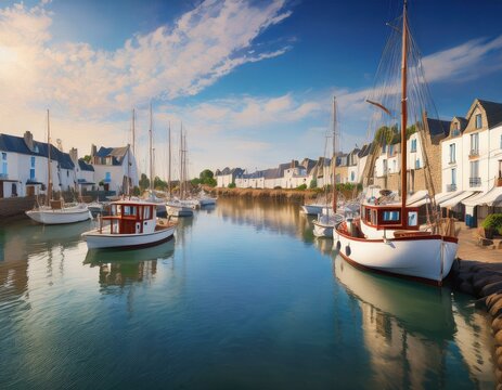 Port of Le Pradet in France