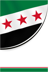 Flag of the Syrian Revolution Flyer Design and Syria Official Flag Design