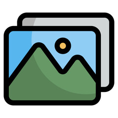 Gallery Icon For Design Element