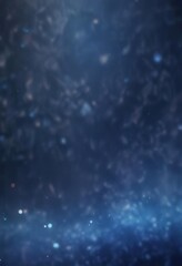 Fototapeta premium Deep blue abstract background with soft focus bokeh effect, capturing a serene and calming atmosphere, bokeh effect, gentle hues, soothing colors