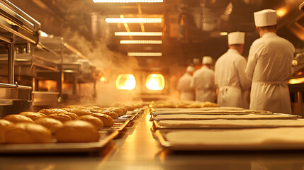 A person in a white lab coat is washing dishes in a kitchen