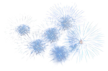 PNG Blue fireworks night celebration pyrotechnic.