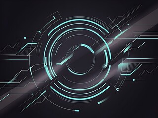 Trendy geometric background with abstract circles shapes futuristic dynamic pattern design vector illustration