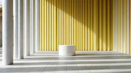 Fototapeta premium Modern Minimalist 3D Architectural Background