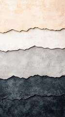 Fototapeta premium Abstract textured layers in neutral colors for modern design backgrounds and artworks.