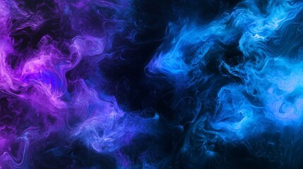 Vibrant Gradient Background with Glowing Cyber Inspired Swirls