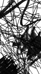 Abstract scribble background