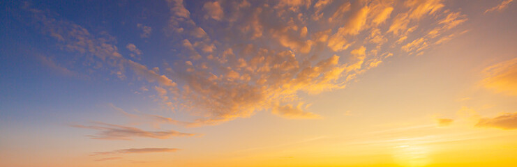 Sunset sky for background or sunrise sky and cloud at morning,Clouds and sky in the morning