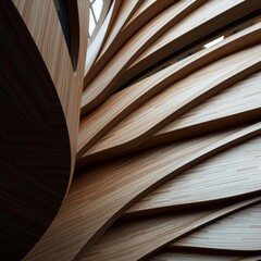 Abstract architecture random wood concrete design wood design concrete architecture wall floor modern