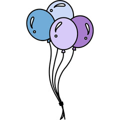 Naklejka premium Balloons 
