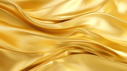 An abstract gold foil texture background, filled with random creases and a glossy finish, creating an artistic impression of luxury. 