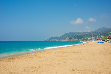 beautiful views of alanya Türkiye for background